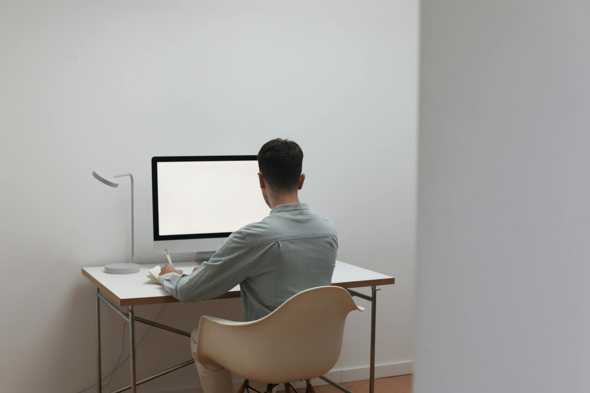 Computer screen displaying website analytics dashboard showing traffic and search ranking data