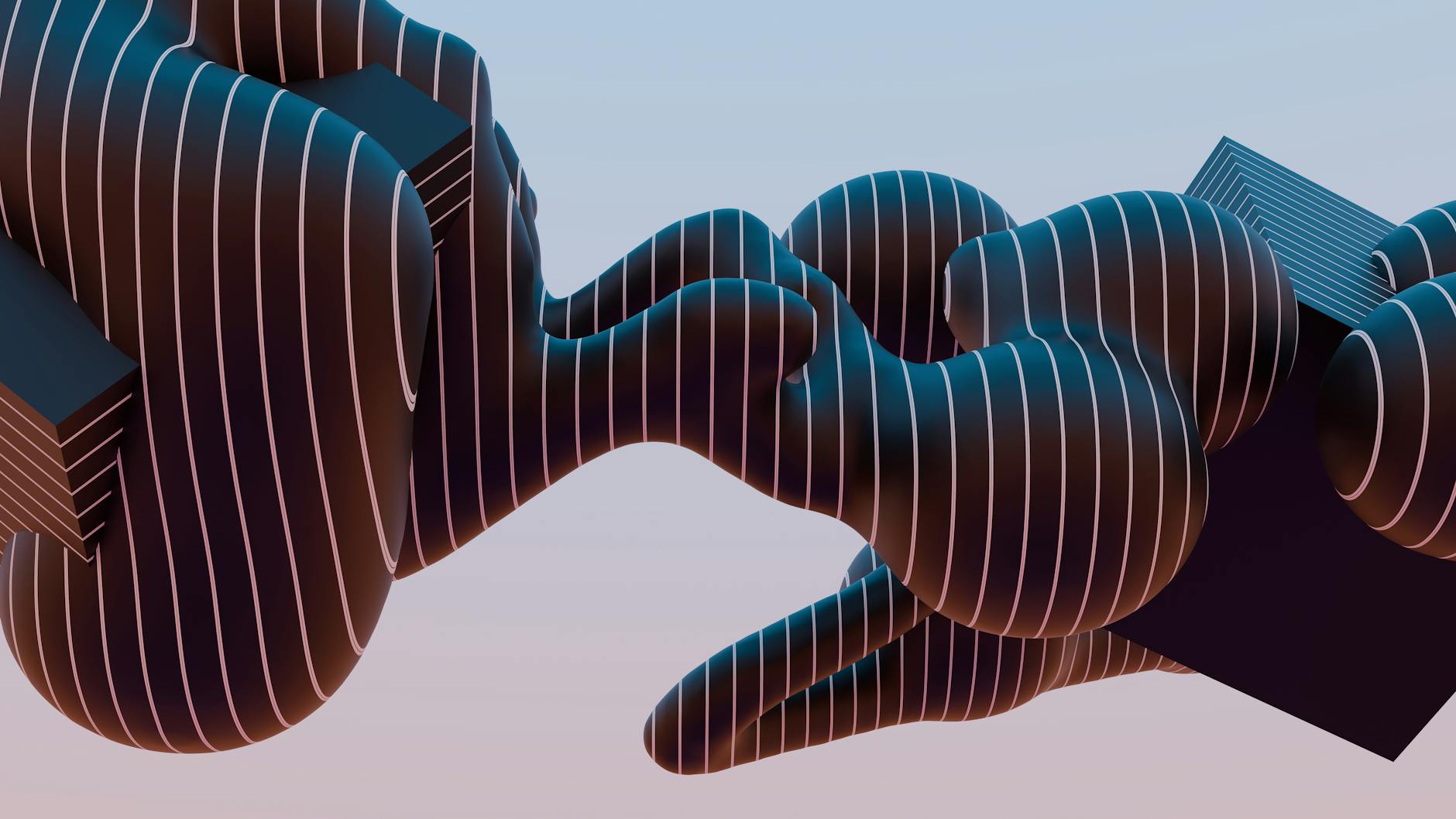 Close-up of colorful digital artwork being created on a tablet screen