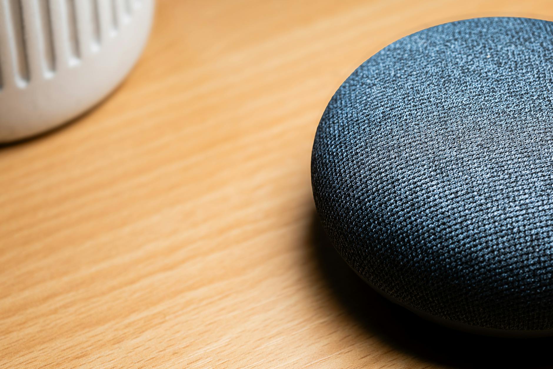Amazon Echo smart speaker device on a home counter