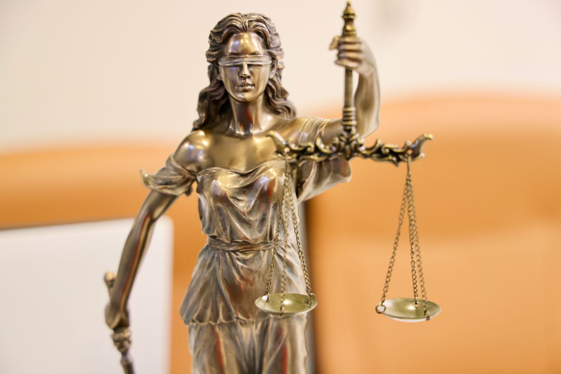 Laptop open in a legal setting, representing AI-assisted legal research tools