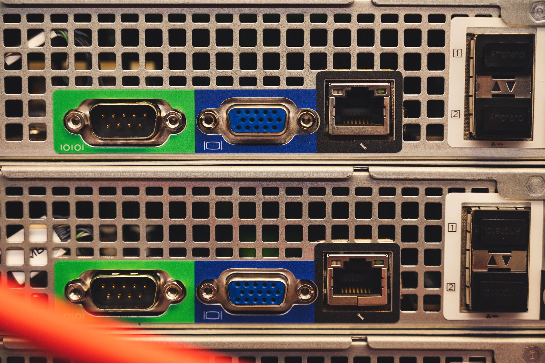 Data center server racks representing cloud telephony infrastructure competition