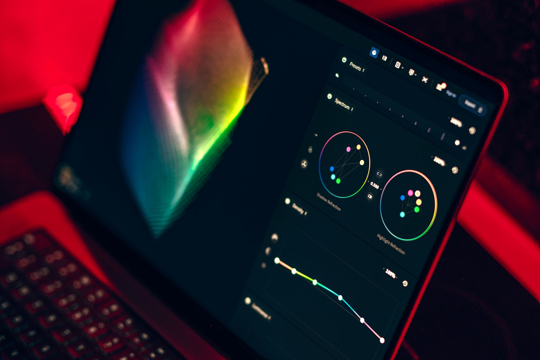 Computer screen displaying a user interface design with component layouts