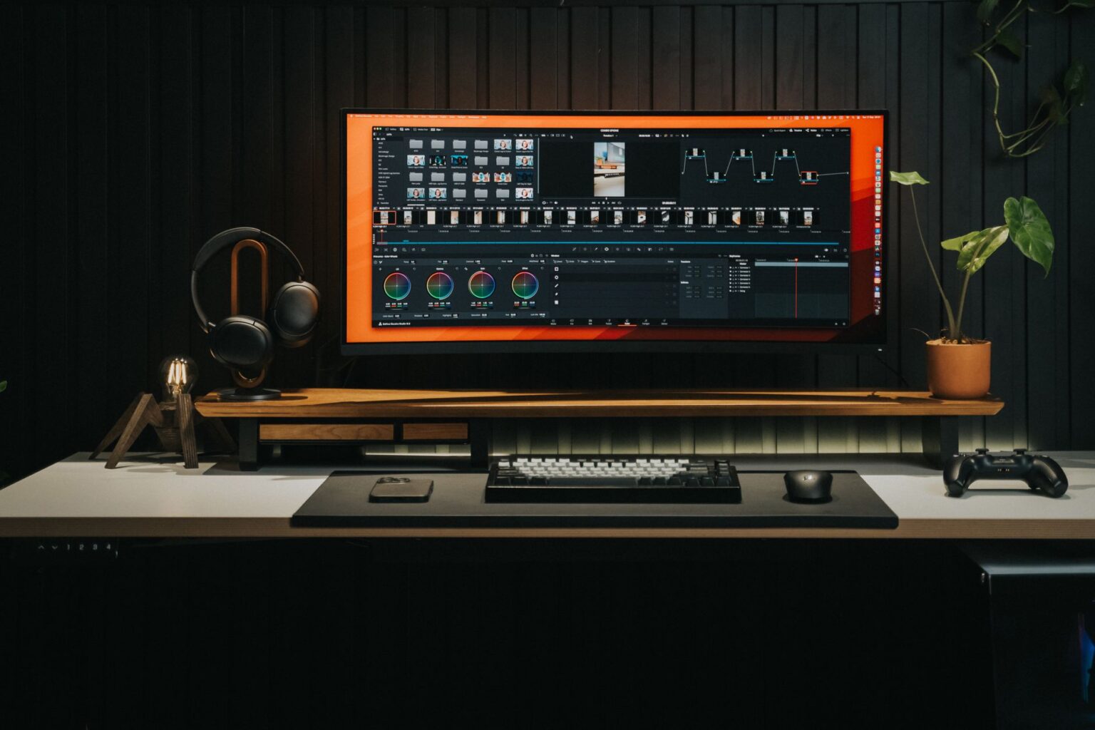 Runway’s Video AI Is Quietly Pulling Budgets from Adobe Premiere’s Creator Base A professional video editing workstation with multiple monitors showing timeline software