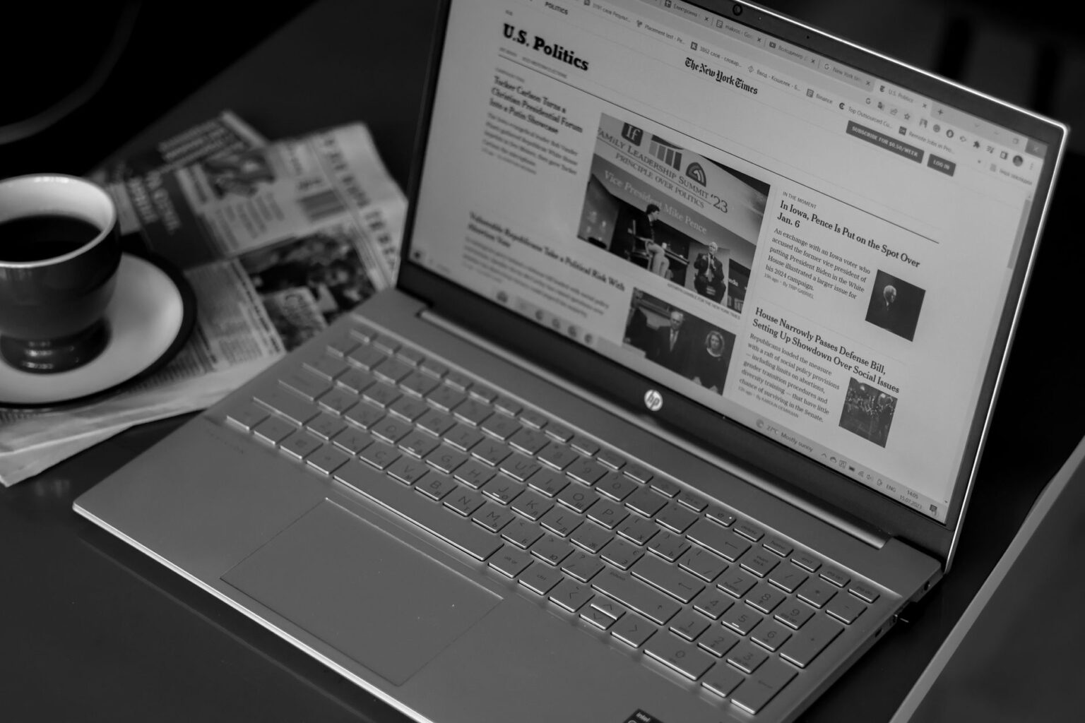 Perplexity’s Publisher Revenue Share Is Squeezing Axios’s Direct Ad Base Journalist working at a computer in a modern newsroom setting