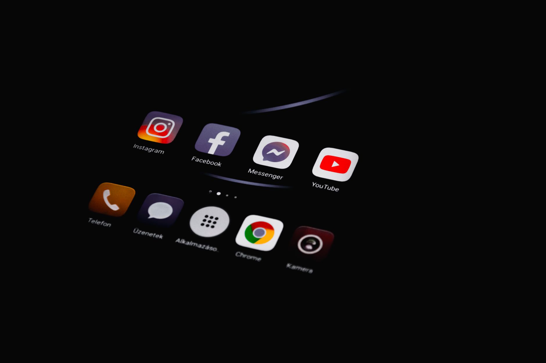 Close-up of a digital app interface on a monitor screen